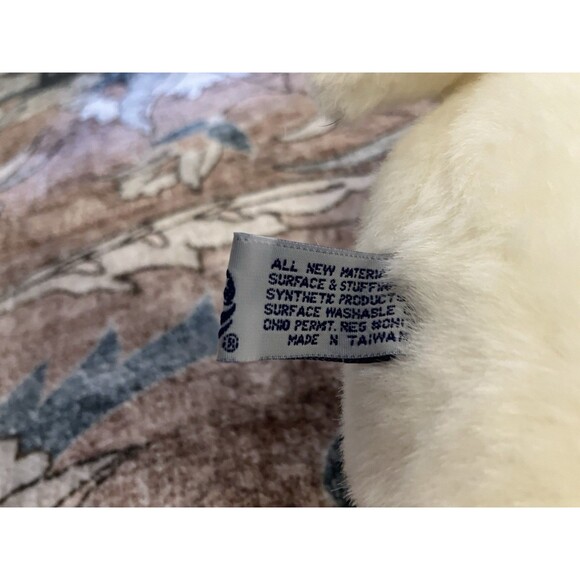 NEW Sea World Plush White Beluga Whale 11" Vintage 1980s NEW WITH TAGS NOS - Picture 7 of 8